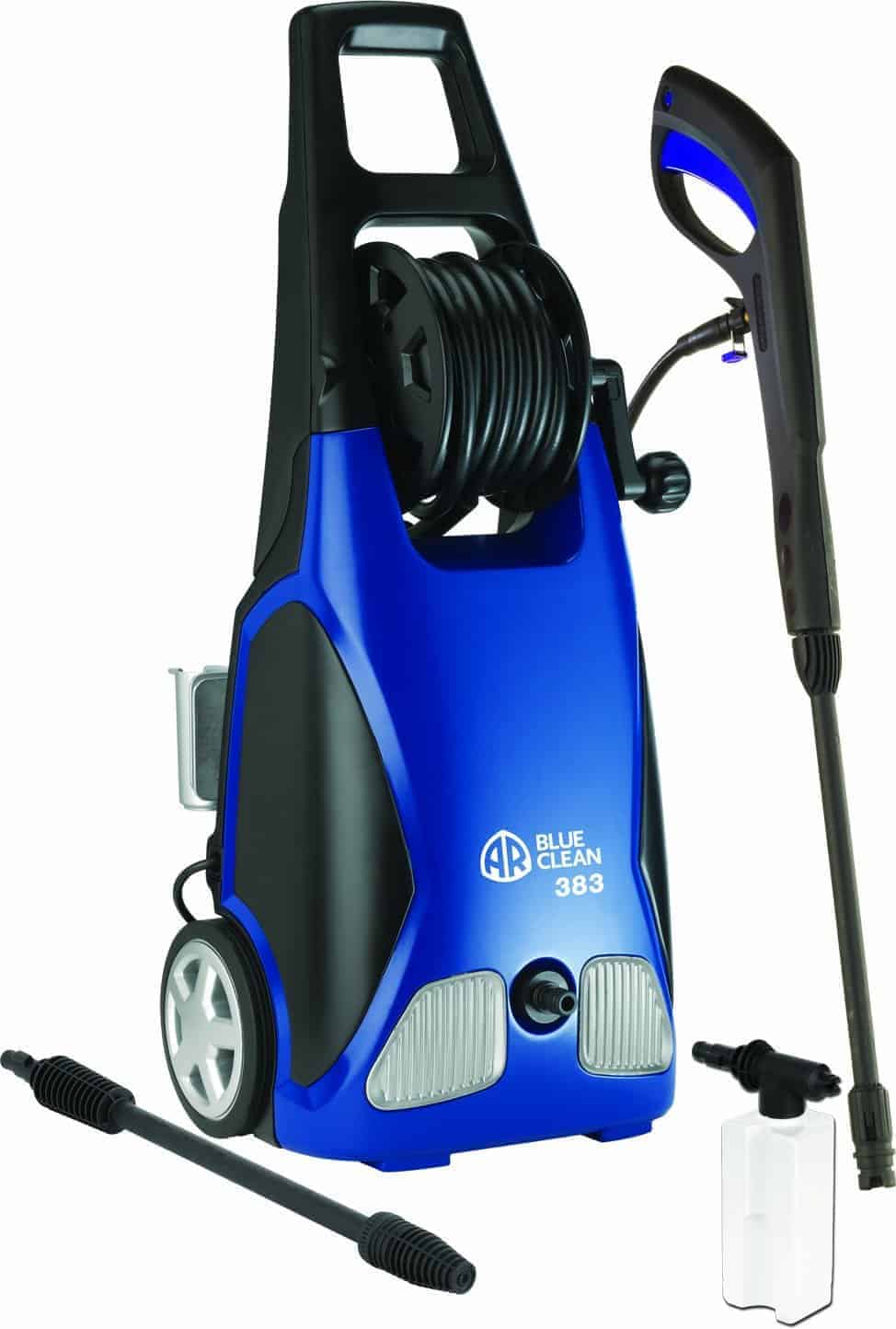 AR Blue Clean AR383 1,900 PSI 1.5 GPM 14 Amp Electric Pressure Washer with Hose Reel review