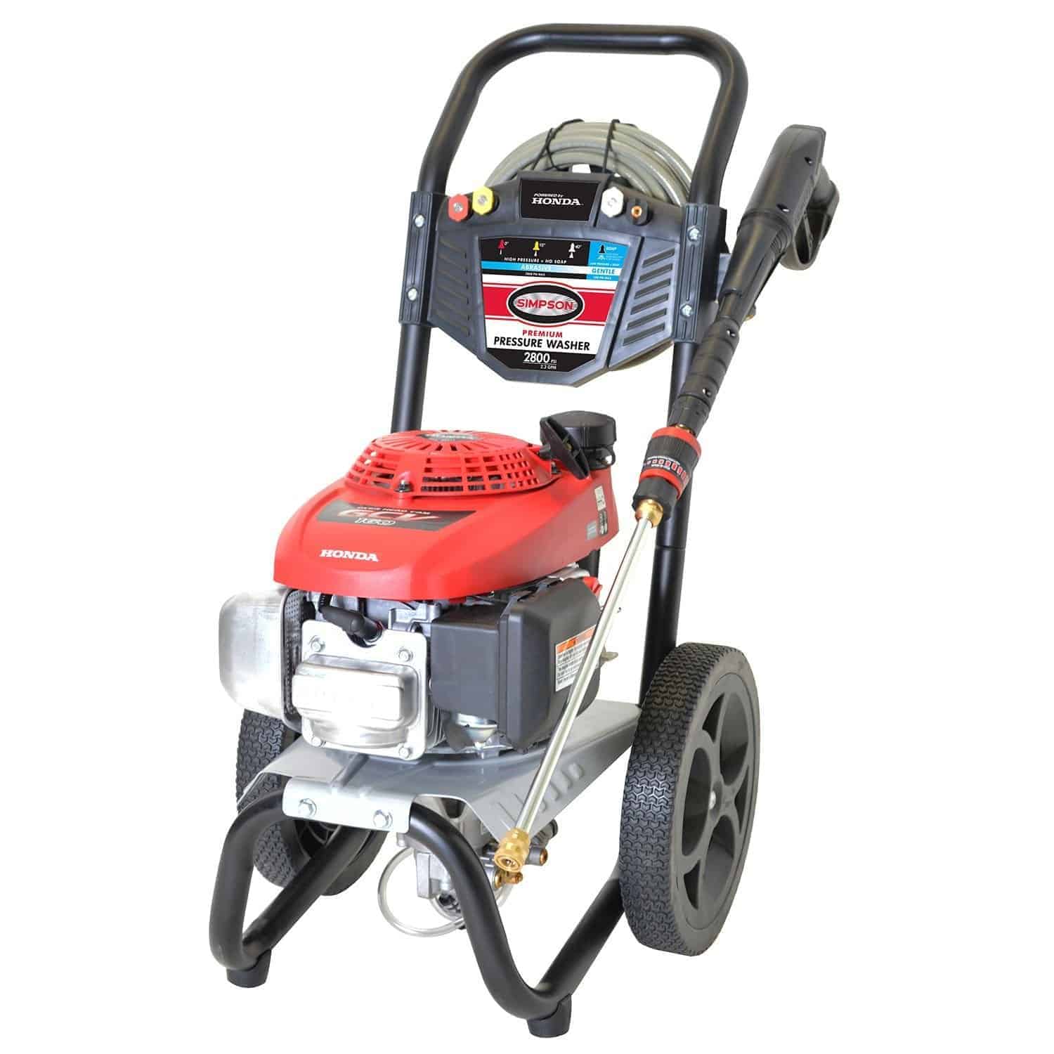 Simpson MegaShot 2800 PSI 2.3 GPM Gas Pressure Washer Powered by HONDA GCV160 review