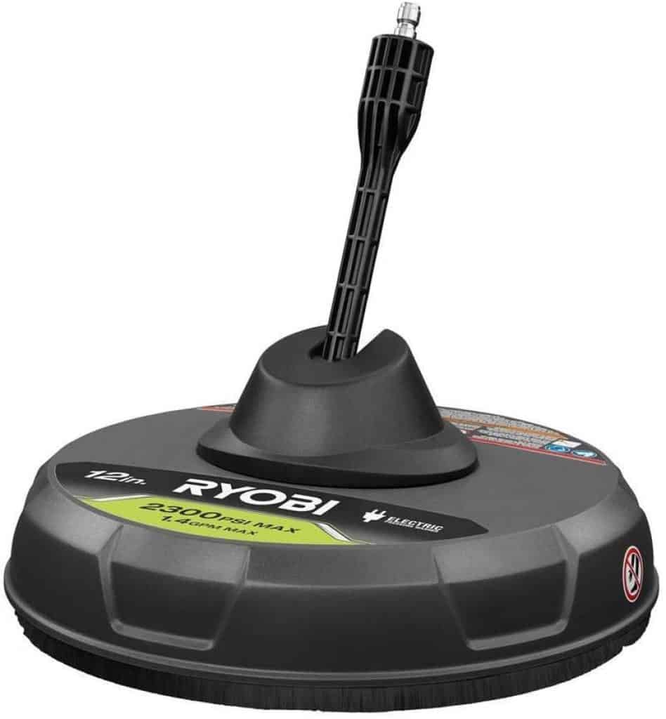 Ryobi 12 inch surface cleaner great for electric pressure washers
