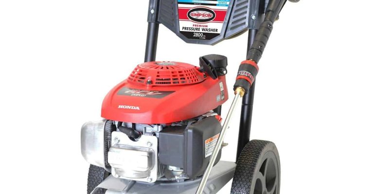 Simpson MegaShot 2800 PSI 2.3 GPM Gas Pressure Washer with HONDA GCV160 Engine Review